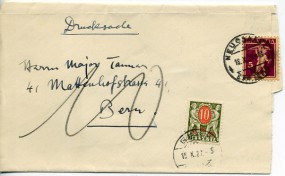 1927, 18.Okt., Streifband m. EF. NEUCHATEL EXP. LETTR. IV(Handstpl.) nach BERN... Post...